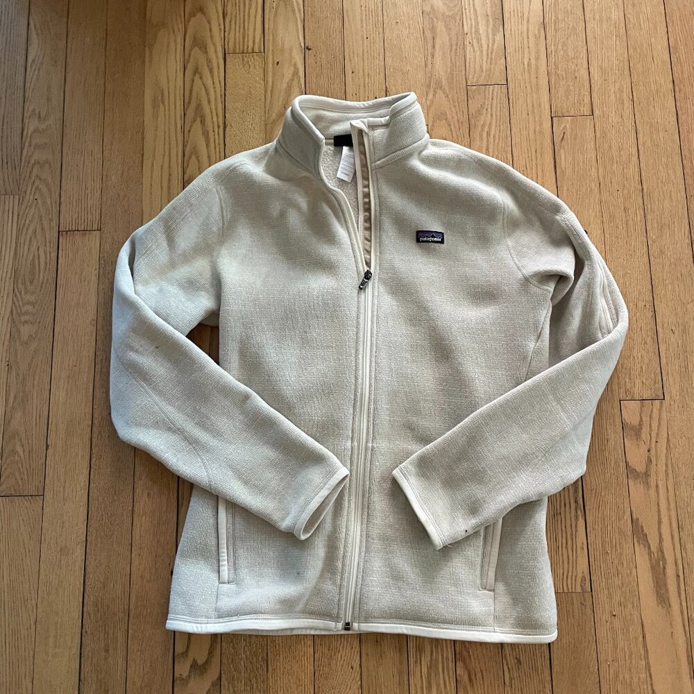 Women's Patagonia Better Sweater Jacket~L~Cream Color
